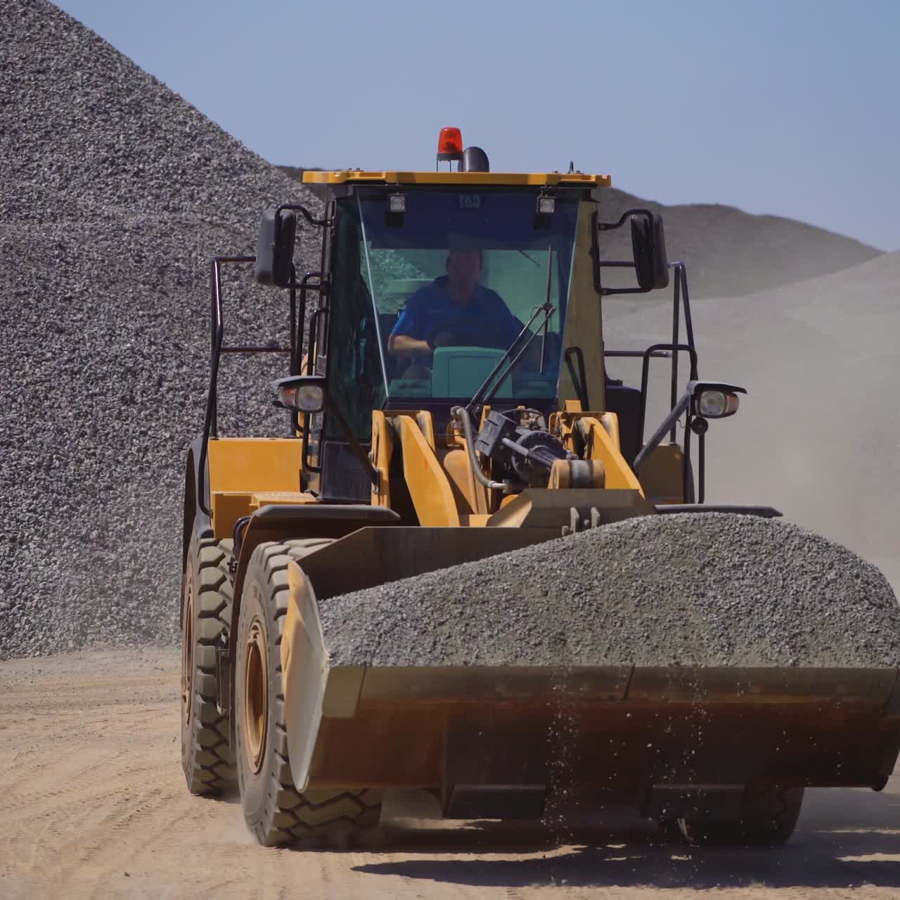 Asphalt production factory