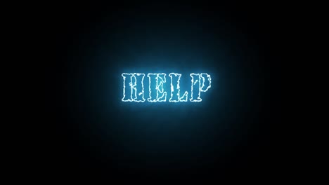 neon blinking text, energy text.