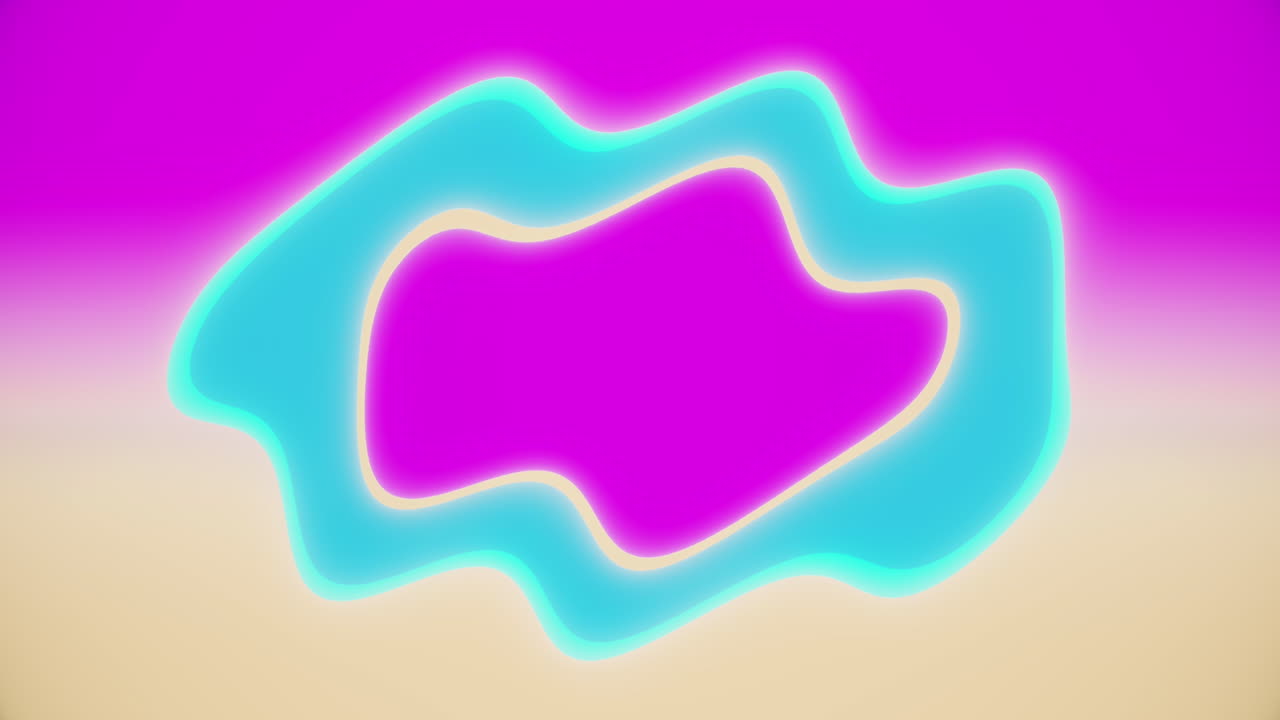 추상적인 네온 모양