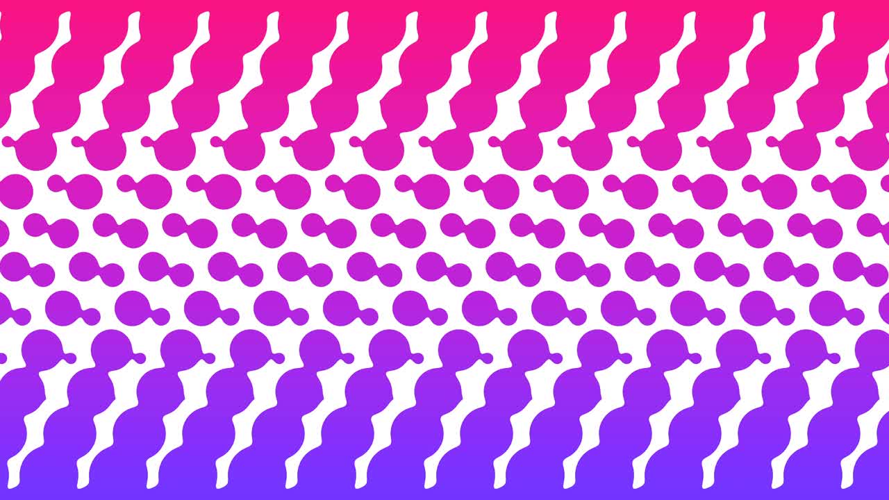 Polka dot pattern animation. Modern geometrical circle. Loop animation.