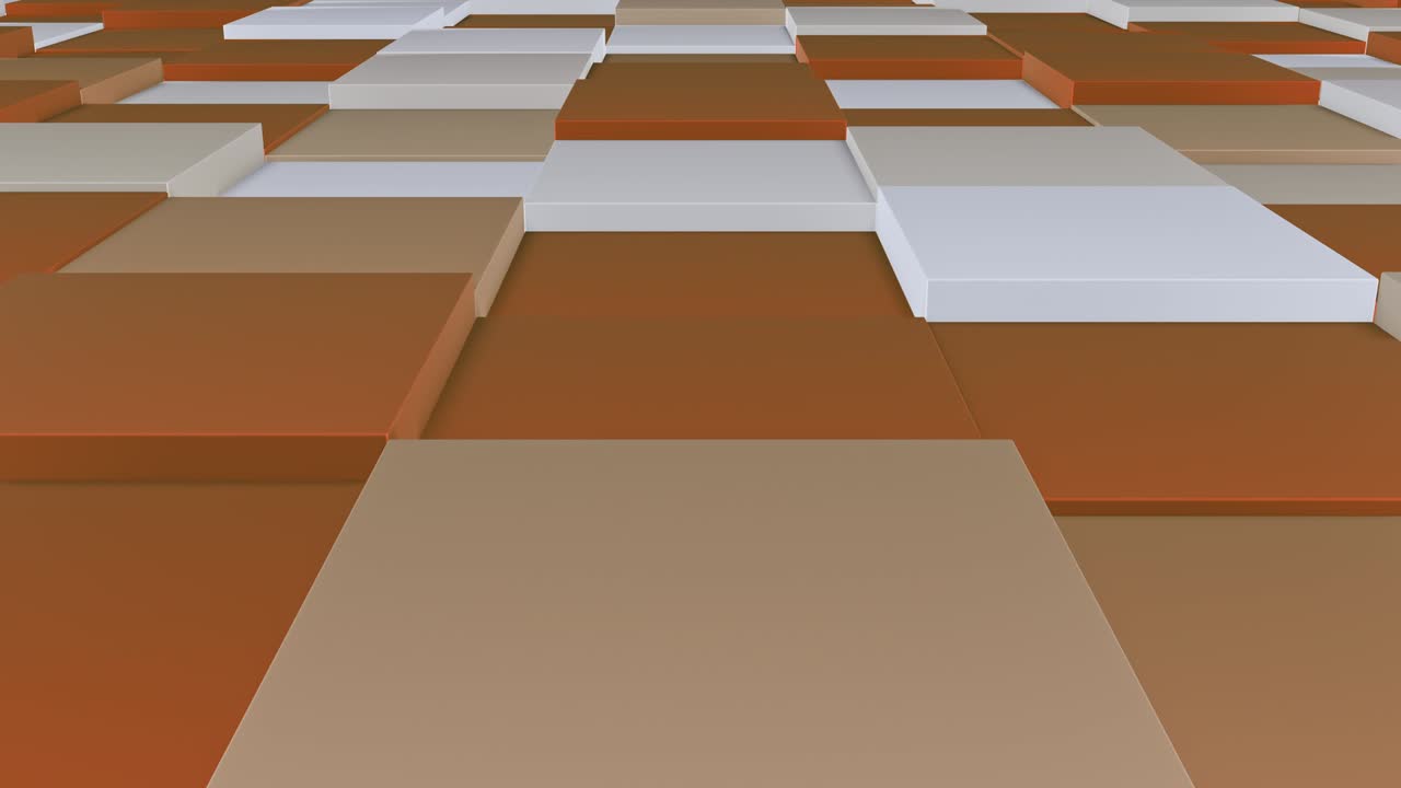 Square pattern hopping, 4k background, cg animation stock loop video,