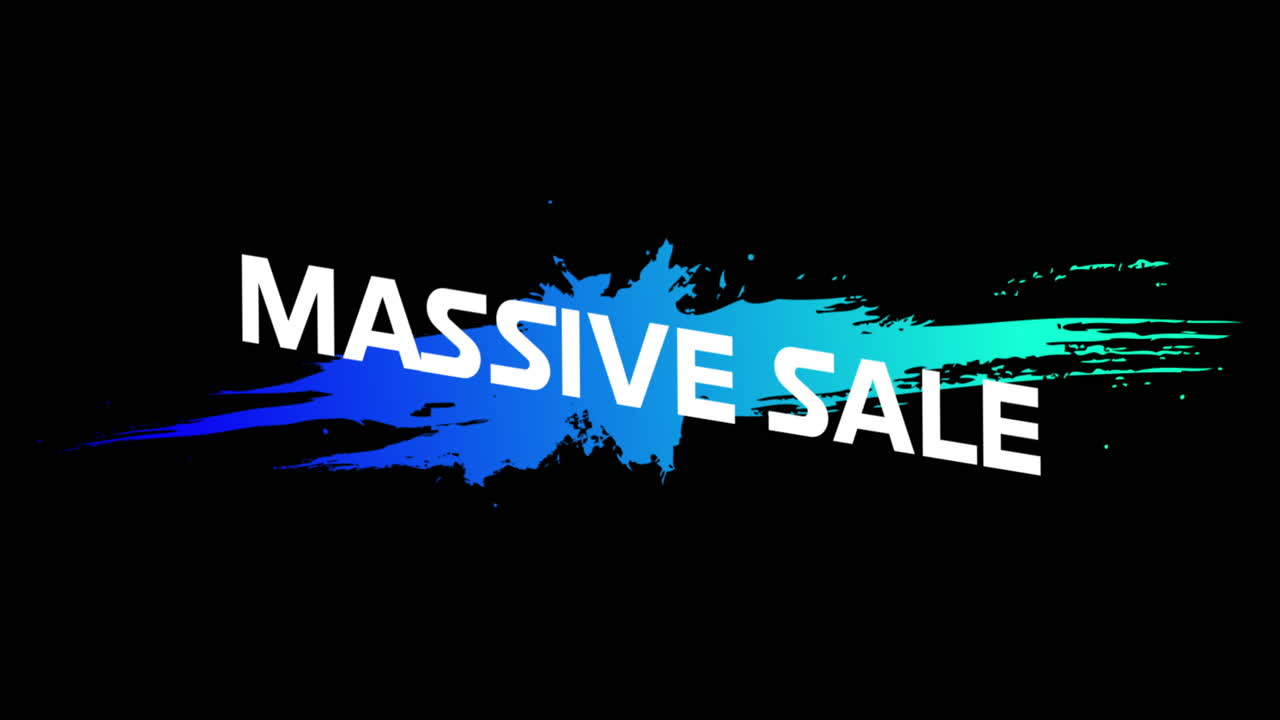 80년대 레트로 컨셉의 대규모 판매 광고 4k