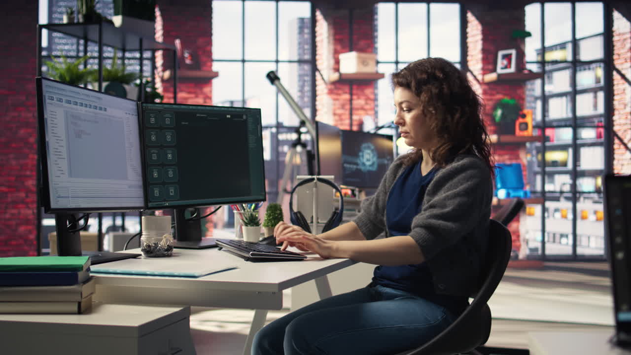 Worker uses AI chatbot system to guide through problem solving tasks