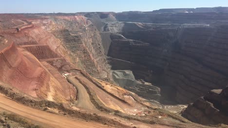 the open pit in kalgoorlie western australiae western australia