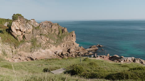 coastal rocks and ocean view