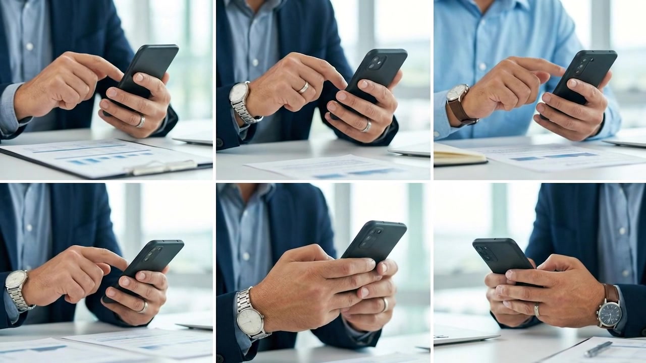 Mobile payment and smartphone technology business interaction scene