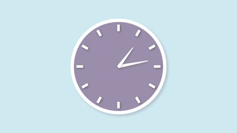 reloj redondo con flechas animadas giratorias