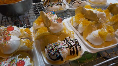 night market thailand cream taco cake desert for sale