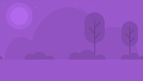 animated parallax background. nature day and night
