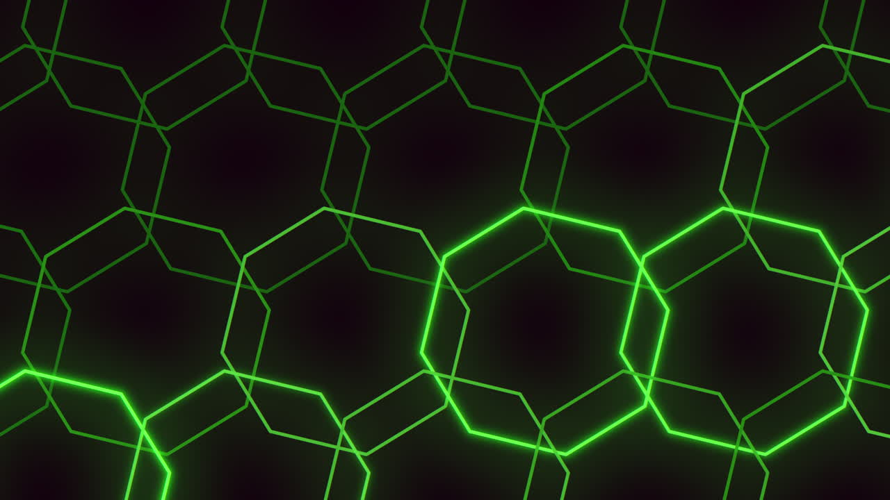 patrón geométrico negro y verde con efecto de azulejos