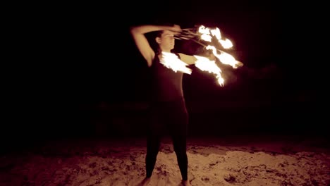 woman dancing with fire 18