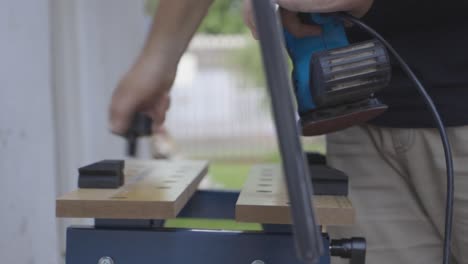 Board-industrial-repair-job-closeup