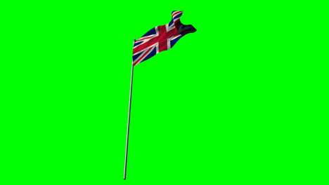 Union-flag-against-green-screen