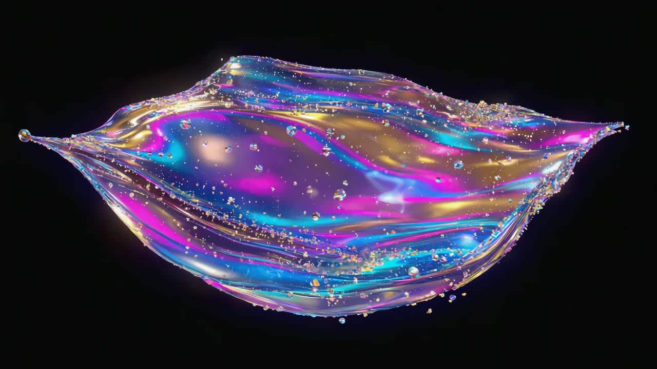 추상적인 액체 스플래시