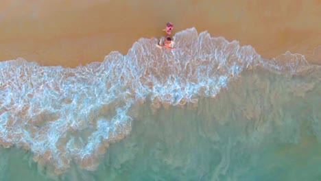 couple enjoying the beach