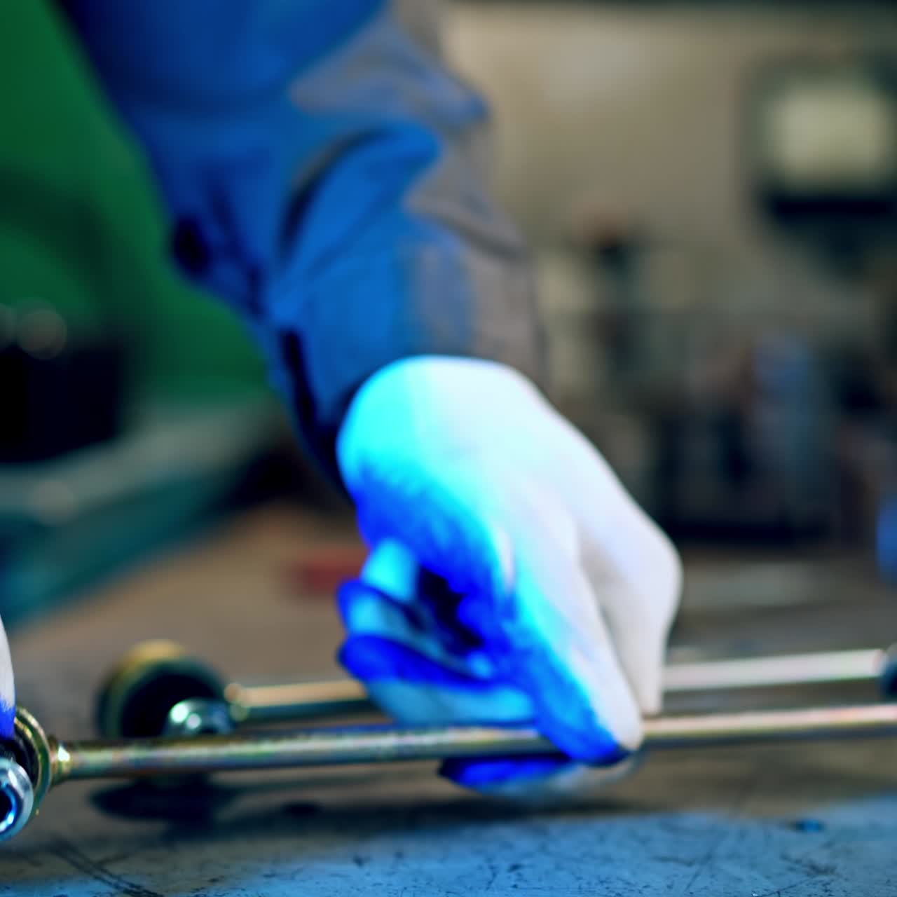 Detail for metal works