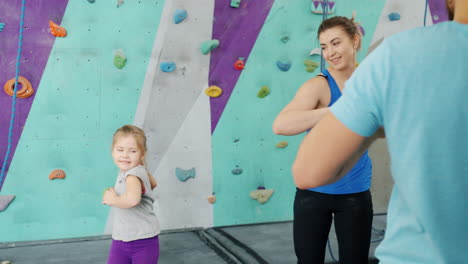 Family Fun at the Climbing Gym
