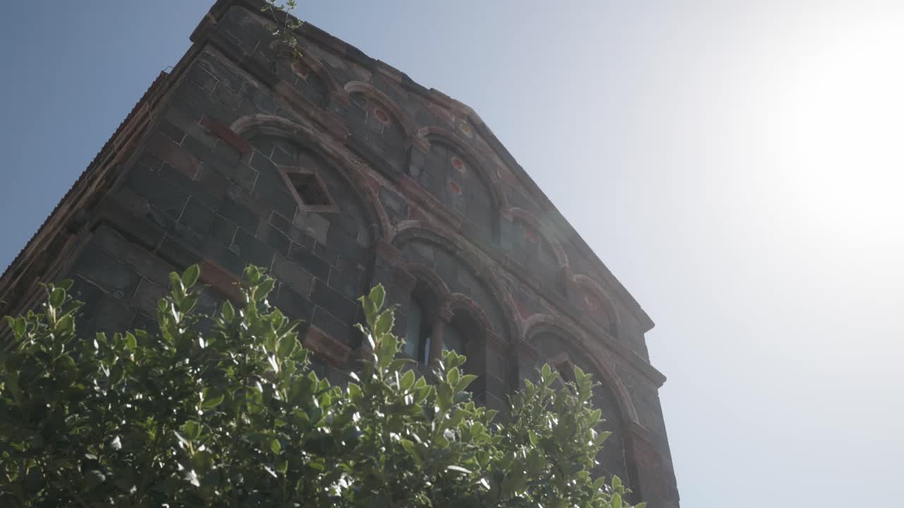 Ancient Stone Church in Italy