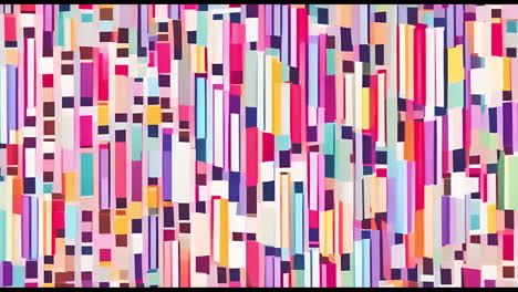 vibrant abstract geometric pattern with colorful rectangles