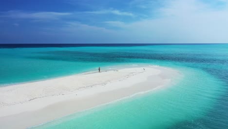 Tropical-sea-and-white-sand-sandbar-background