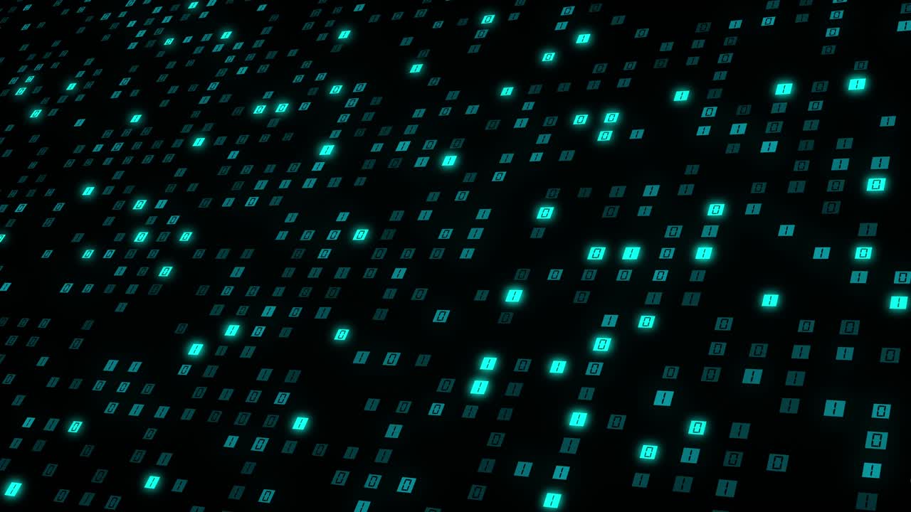 Abstract background with binary code