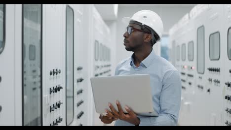 engineer working in a control room