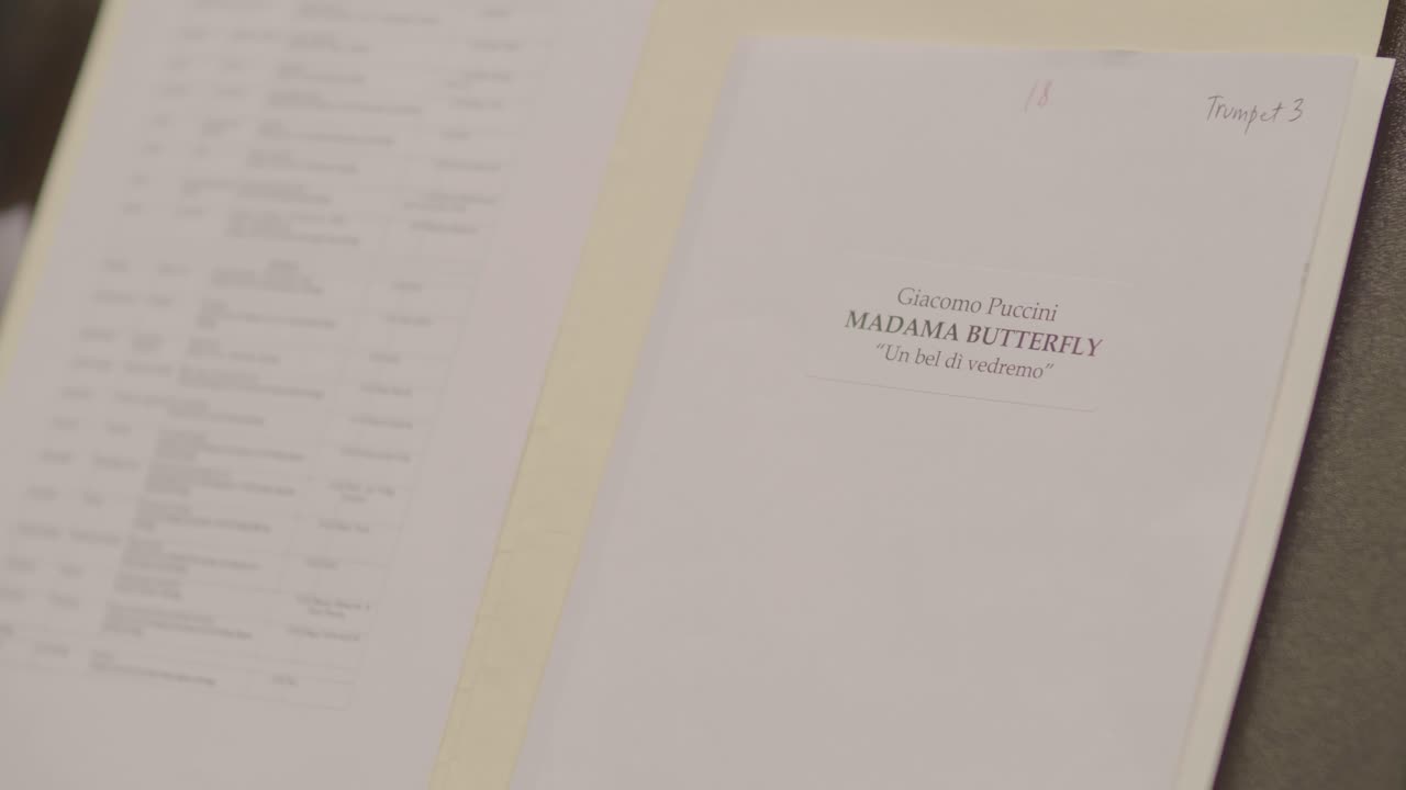 Trumpet Sheet Music For The Famous Musical &amp;quot;Madama Butterfly&amp;quot;