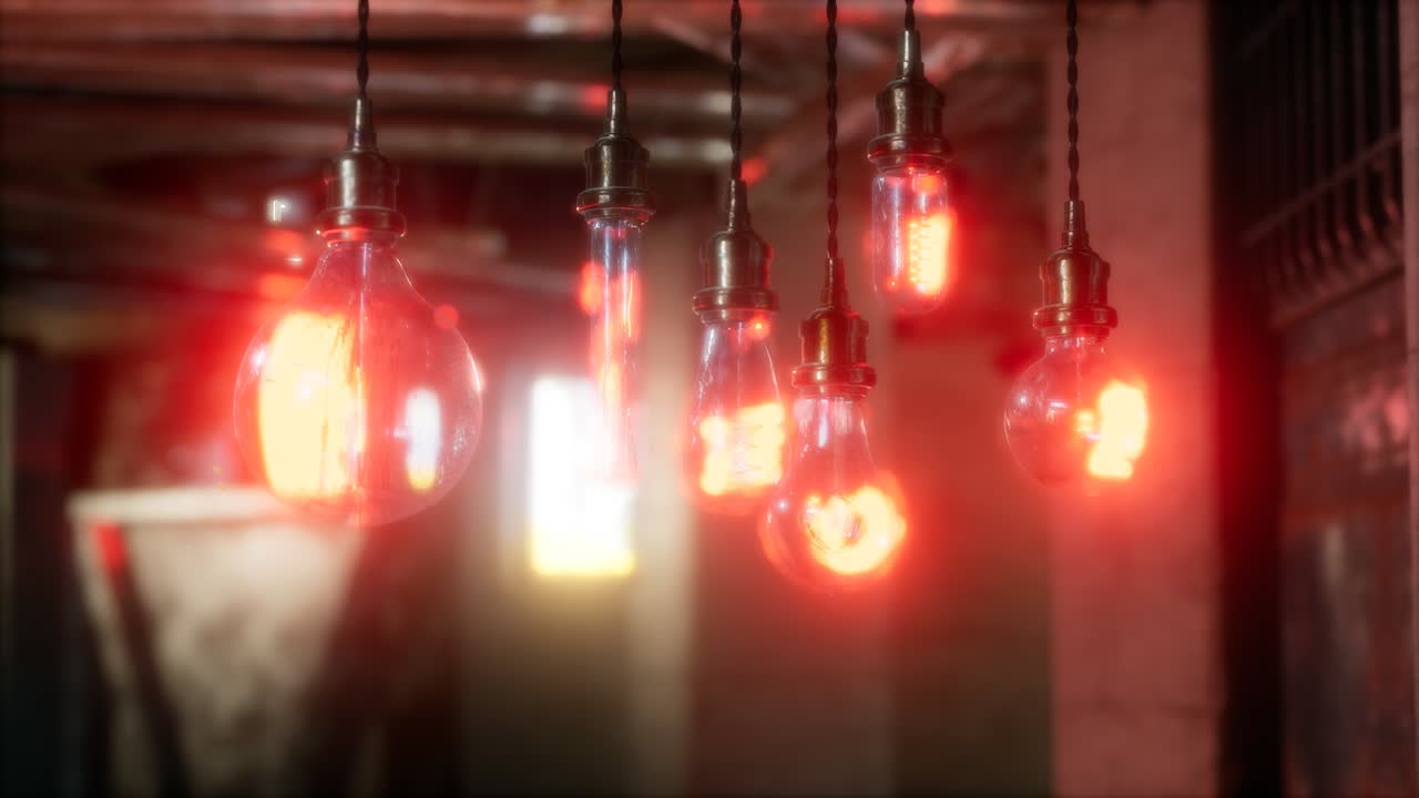 vieja bombilla incandescente retro vintage