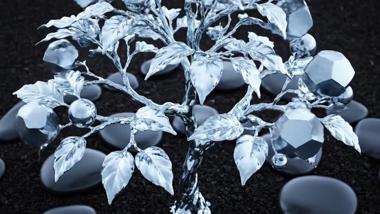 Water Tree surrounded by stone