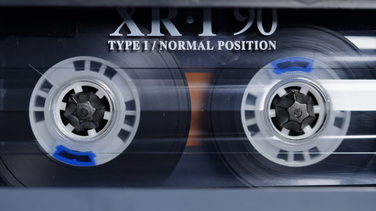 Close-up of an Audio Cassette