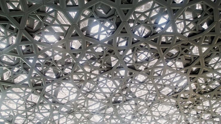 Geometric Ceiling Pattern