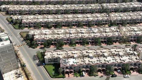 Aerial-View-Of-Rows-Of-Modern-Houses-Bahria-Town-Housing-Estate-In-Karachi