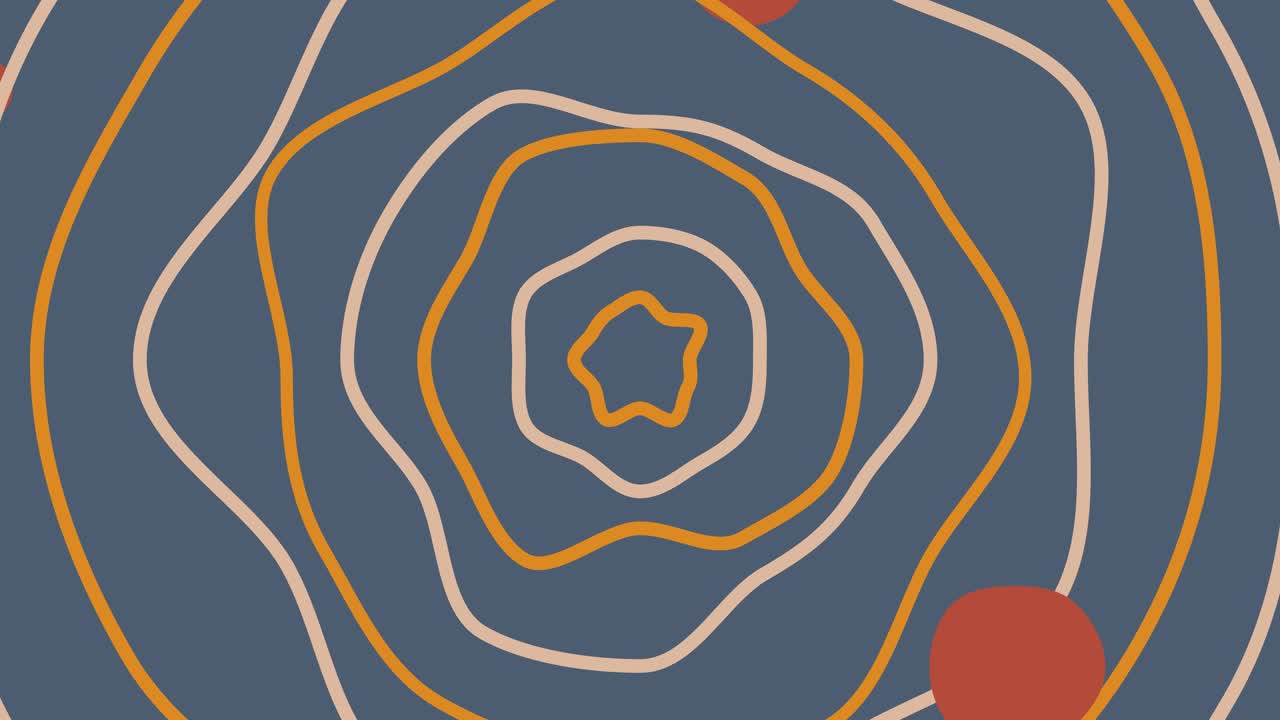 Hand Drawn Seamless Blue Background