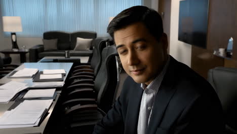 businessman in conference room