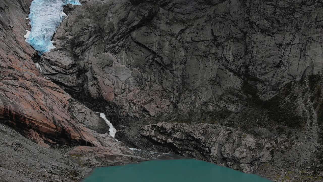 A massive glacier in Norway