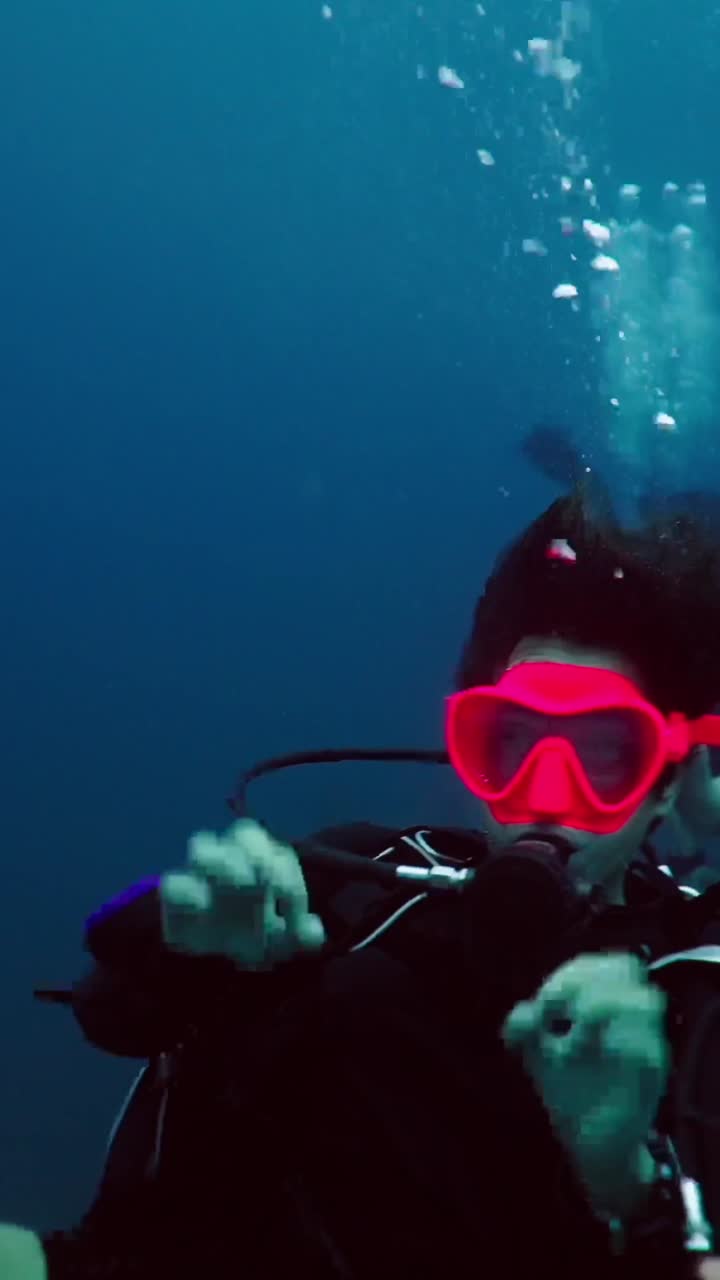 수중 스쿠버 다이버