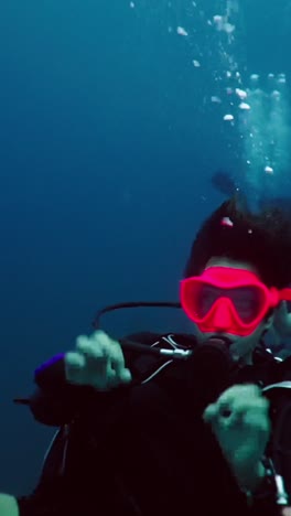 scuba diver underwater