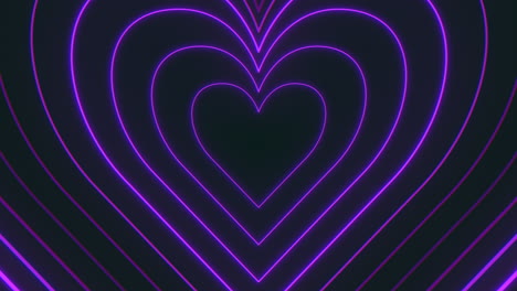 Purple-heart-of-neon-lines-an-eye-catching-pattern-of-love