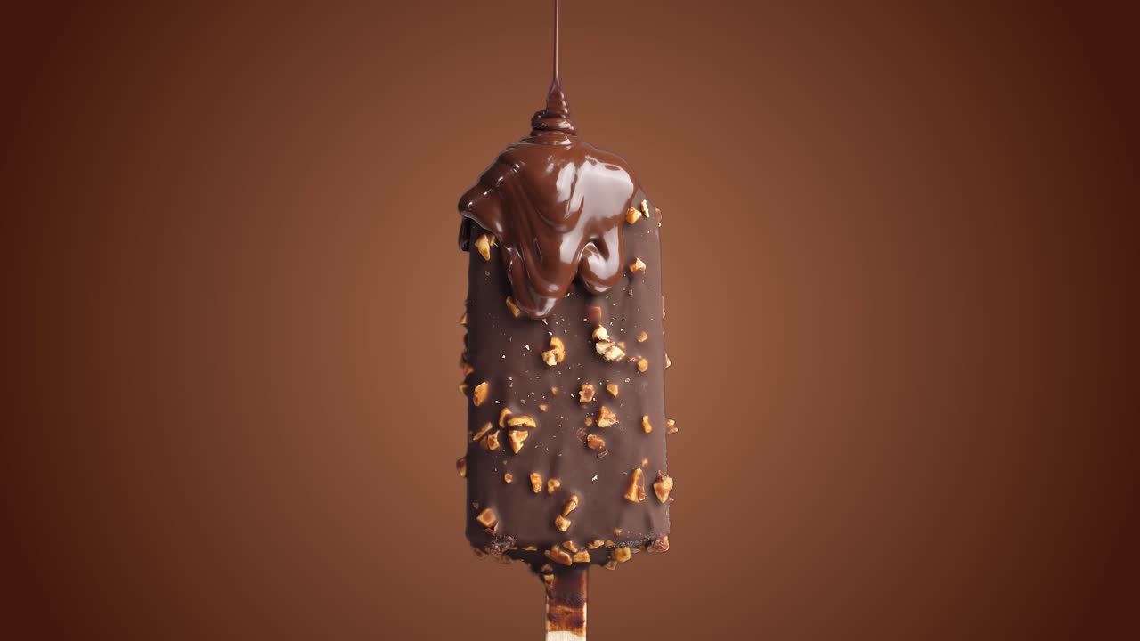 Chocolate Drop On Red Berry Strawberry