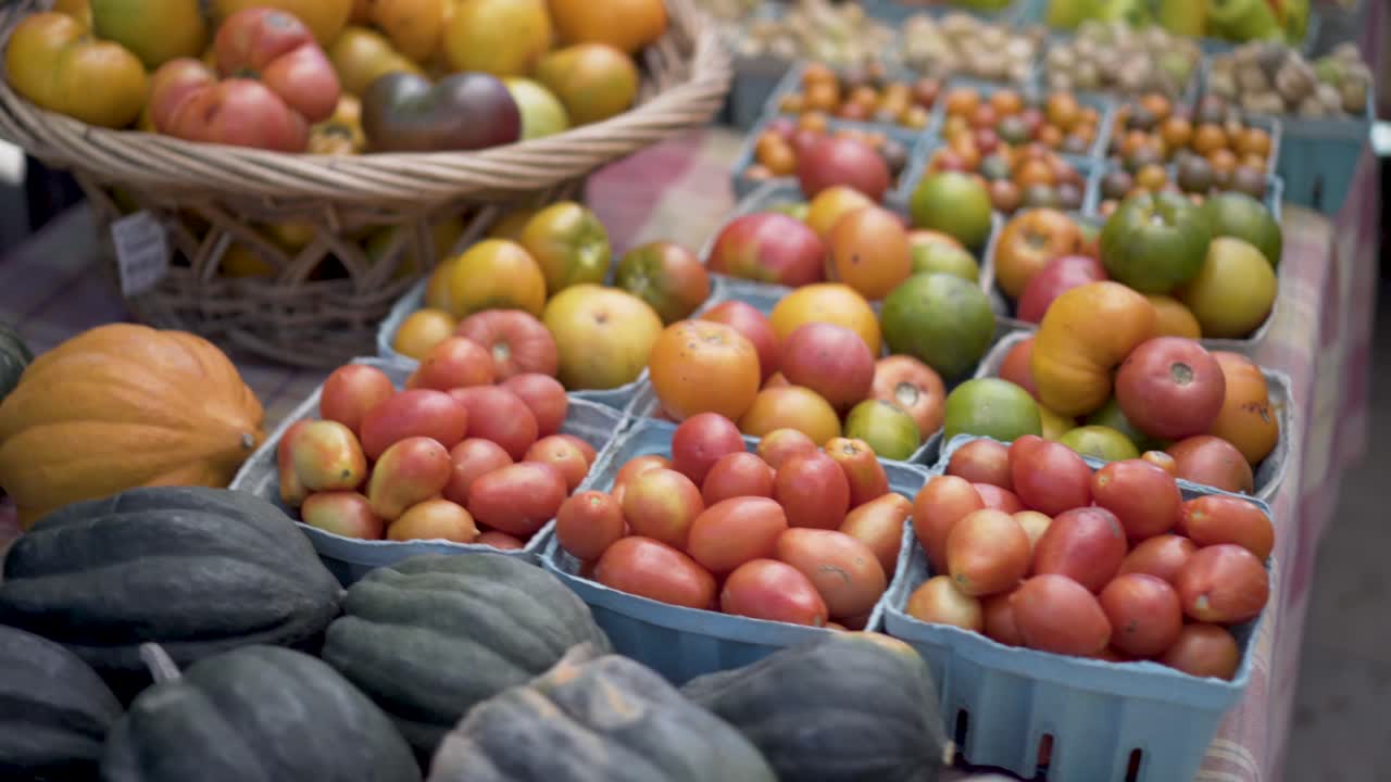 Fresh Produce at a Farmer's Market
