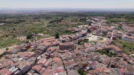 idyllic village in western spain