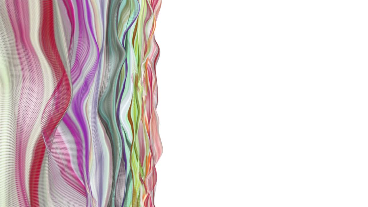 animación fantástica con objeto de onda de partículas en cámara lenta, 4096x2304 bucle 4k