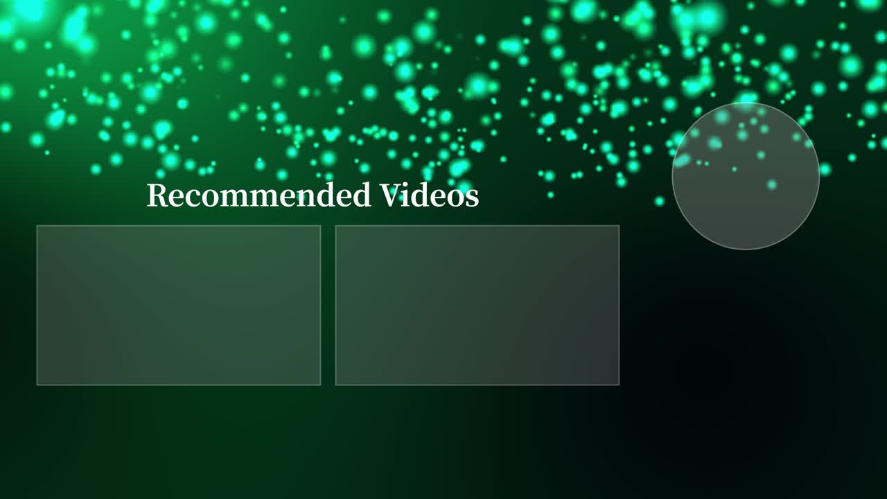 플로팅 포인트 엔드 카드 엔딩 스크린 모션 그래픽