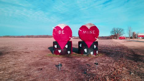 revealing farmers home on 14 february. rural illinois love.