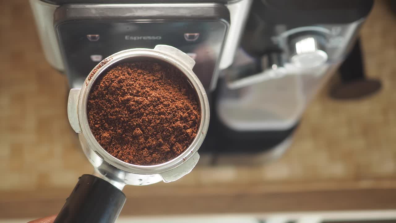 Espresso Preparation with Ground Coffee