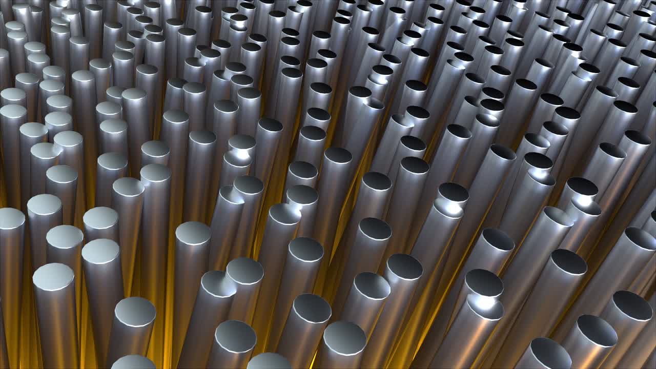 tubos cilíndricos metálicos fondo abstracto