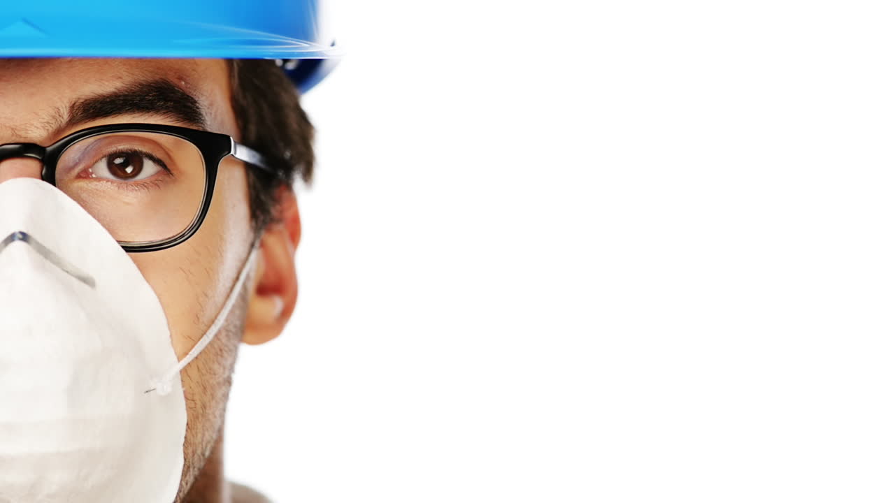 trabajador de la construcción con equipo de seguridad