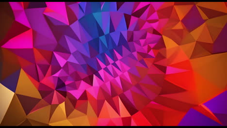 colorful abstract geometric polygon background