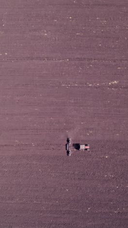 tractor on the field