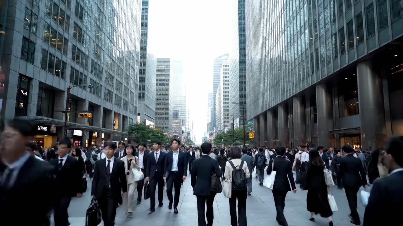 도시 에서 고 있는 사람 들 의 군중